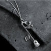Collar Brillo de Plata Navideño